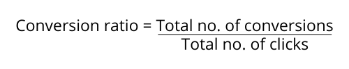 Conversion rate formula